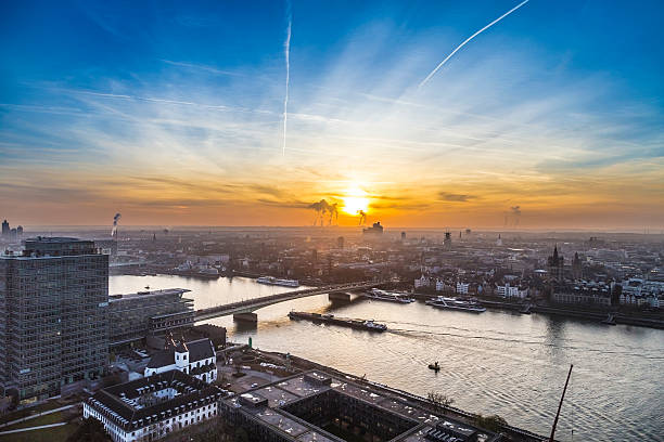 istock aerial of cologne in sunset 501510930