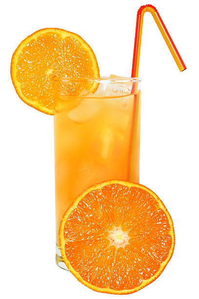 istock Cocktail with orange juice and ice cubes. 501511597