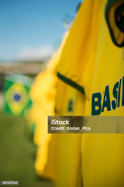 Brazilian Soccer Team Stock Photo - Download Image Now - Athleticism, Blue, Brazil