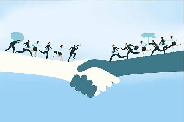 Vector illustration of Partnership