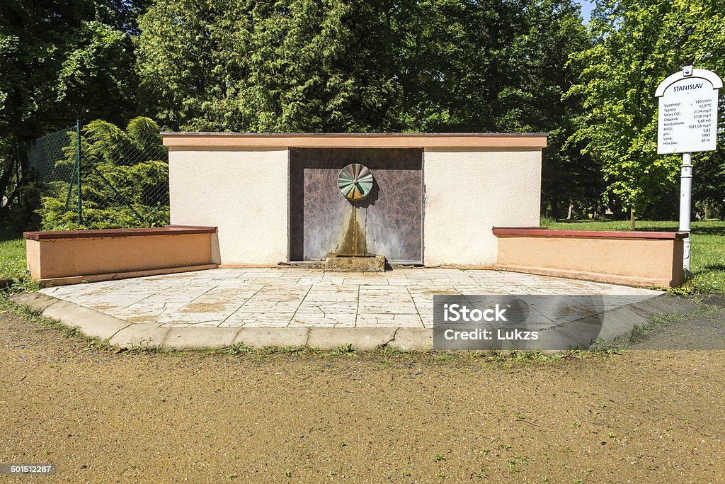 Fratiskovy Lazne healing spring in frantiskovy Lazne Czech Republic Stock Photo