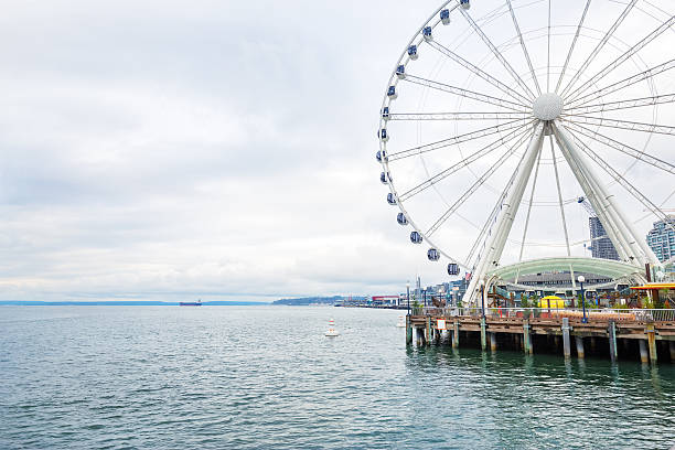 istock skyline and Ferris wheel on sea 501513070
