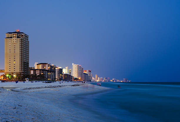 istock Panama City Beach Florida at night 501513811