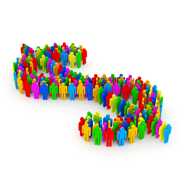 istock Dollar Symbol made from Colorful People on white background 501514167