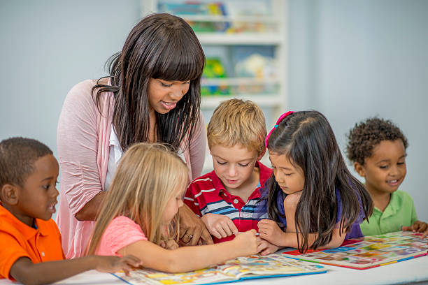 istock Putting Stickers on a Picture Book 501514652