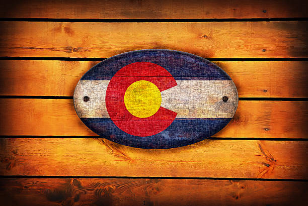 istock Wooden Colorado flag. 501516340