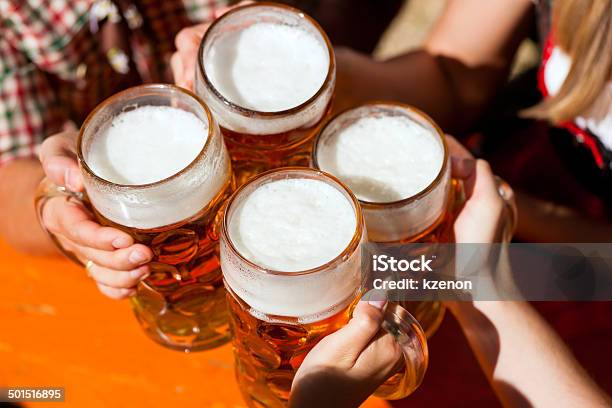 Bavarian Party Stock Photo - Download Image Now - Beer Stein, Celebratory Toast, Adult