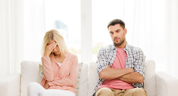istock unhappy couple having argument at home 501518680