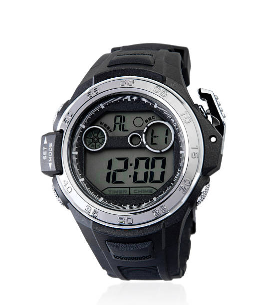 istock Sport style men wristwatch isolated 501530377