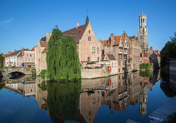 istock Bruges - View from the Rozenhoedkaai in 501532555
