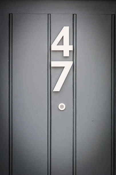 istock Door number 47 close up 501532951