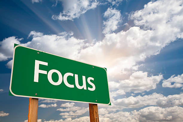 istock Focus Green Road Sign 501533781