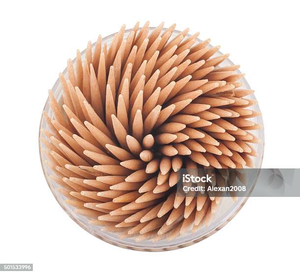 Toothpicks In The Bank Stock Photo - Download Image Now - 2015, Clean, Cocktail Stick