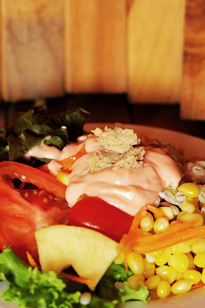 istock Salad with Vegetables salad in the plate. 501534071