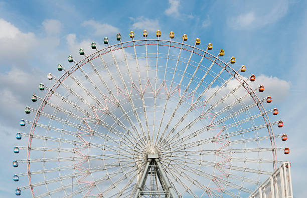 istock Giant Ferris Wheel in Osaka agaisnt a cloudy sky 501534465