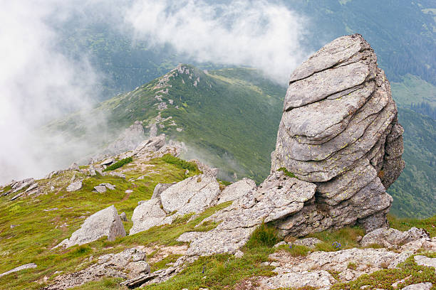 istock rocks in the fog 501534543