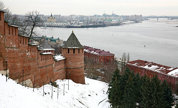 istock Winter view of Kremlin Nizhny Novgorod 501534836