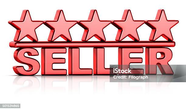 Five Star Seller Stock Photo - Download Image Now - Commercial Sign, Consumerism, Horizontal