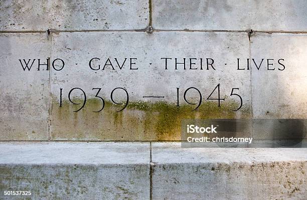 War Memorial Stock Photo - Download Image Now - World War II, England, History