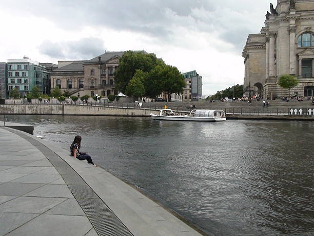 Solitude on the Speer River along the Bundestag