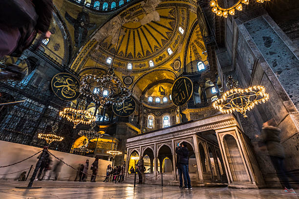 istock The Hagia Sophia (also called Hagia Sofia or Ayasofya) interior 501537496