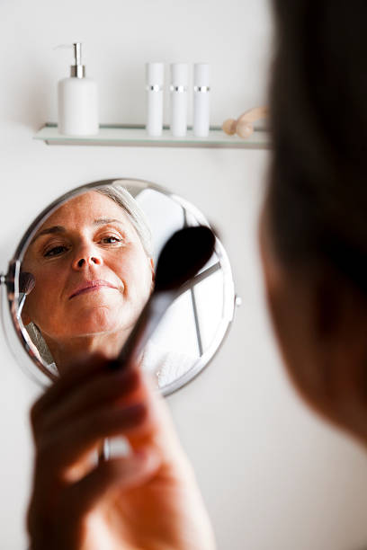 istock Senior Woman Making Up 501537767