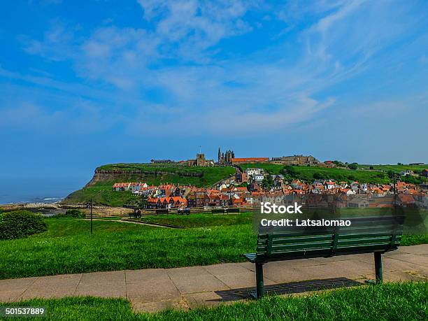 Whitby View Stock Photo - Download Image Now - Abandoned, Abbey - Monastery, Architecture