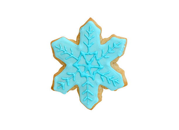 istock christmas cookie blue snowflake isolated on white 501539820