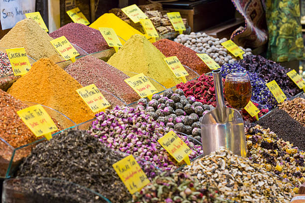 istock Turkey, Istanbul, Spice Bazaar, turkish spices for sale 501540682