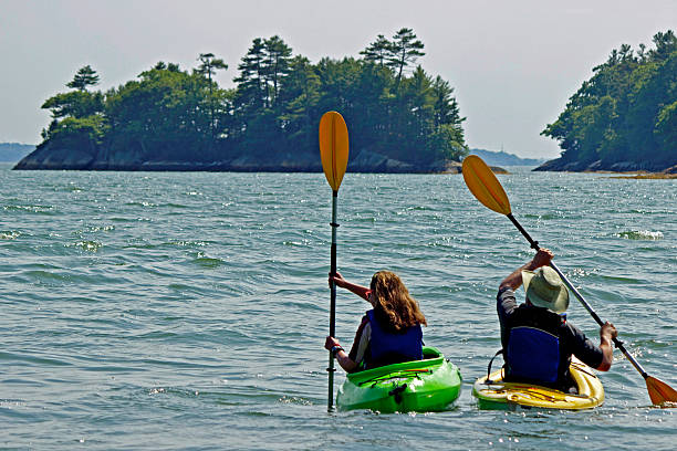Kayaking Adventure stock photo