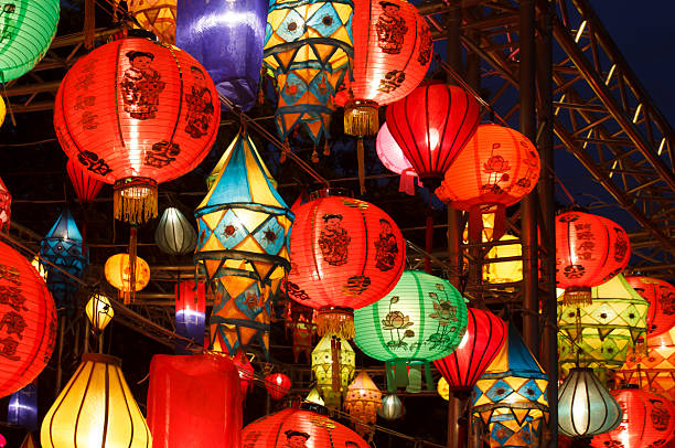 istock Colorful international lanterns, Chiang Mai, Thailand 501551739
