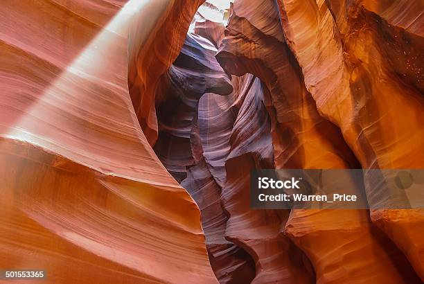 Bright Light In Dark Canyon Stock Photo - Download Image Now - Antelope Canyon, Arizona, Canyon
