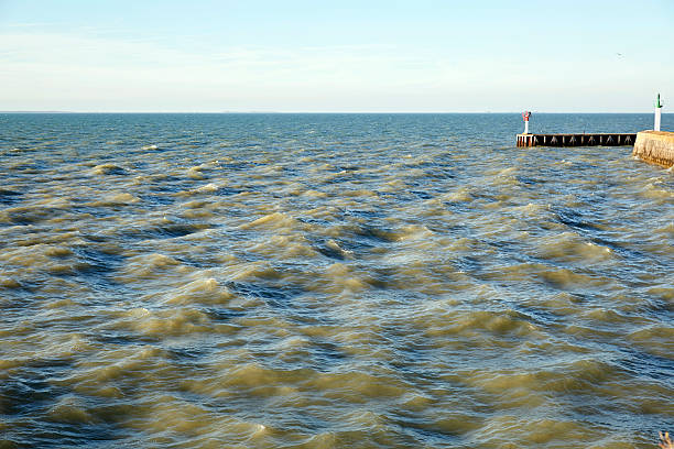 istock Choppy sea at French coast 501568462