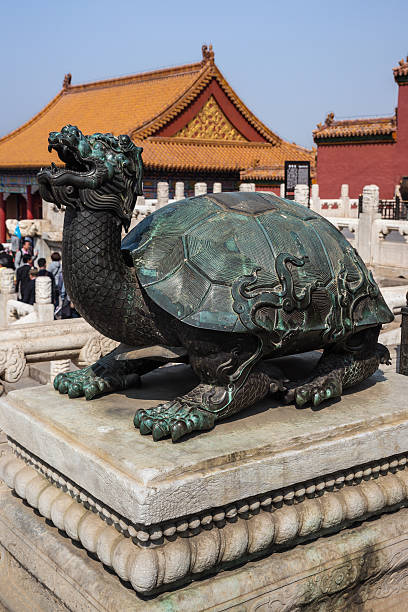 istock Bronze dragon turtle in the Forbidden City, Beijing 501569402