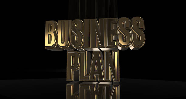 istock Exclusive Business Plan Concept in 3D Text Minimal Design 501571064