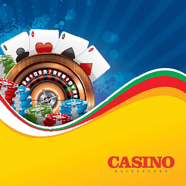 Vector illustration of Casino Background