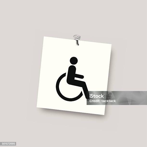 Disability Vector Symbol Stock Illustration - Download Image Now - Accessibility, Adhesive Note, African Ethnicity