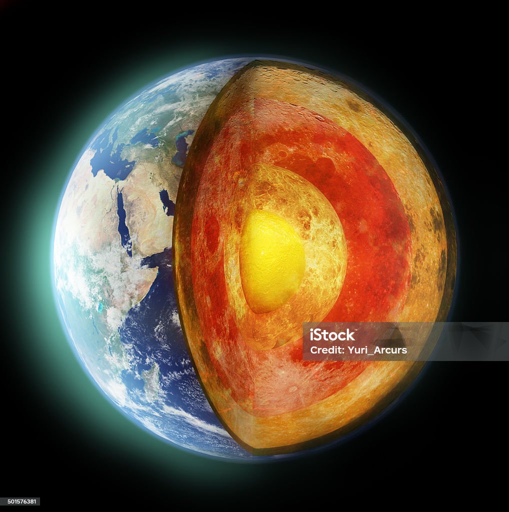 Comprendre le fonctionnement interne de la planète - Photo de Planète Terre libre de droits