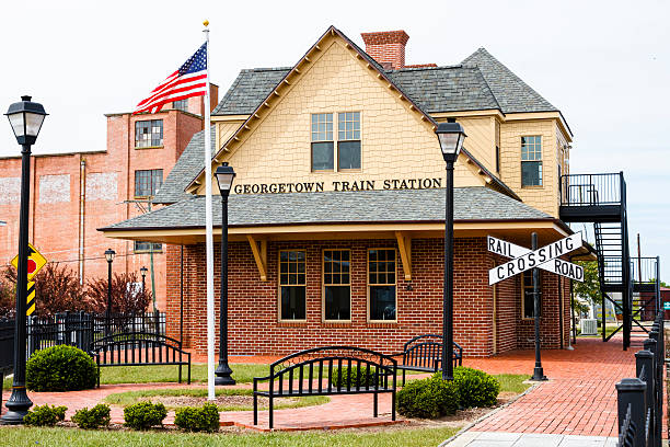 istock Old Georgetown Delaware Railroad Station 501592026