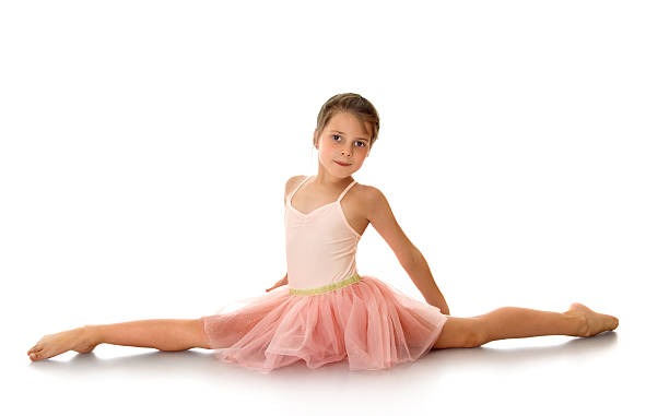 istock Cute little gymnast 501593468