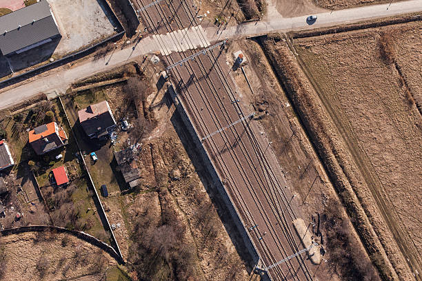 istock aerial view of railway station 501594948