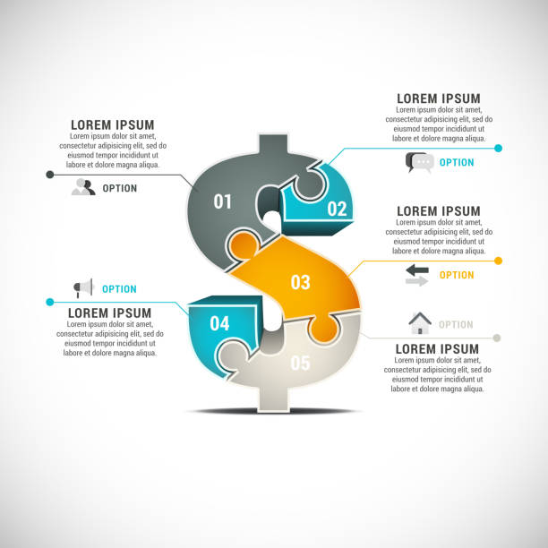 Infographic vector art illustration