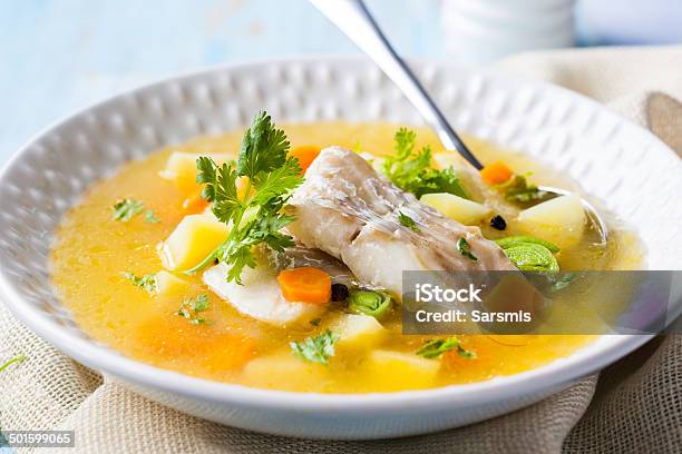 Fish Soup Stock Photo - Download Image Now - Appetizer, Bowl, Carrot