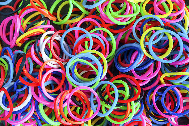 Colorful Background Rainbow Loom Rubber Bands Fashion Stock Photo -  Download Image Now - iStock