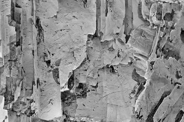 istock marble stone texture for background, black and white tone 501600578