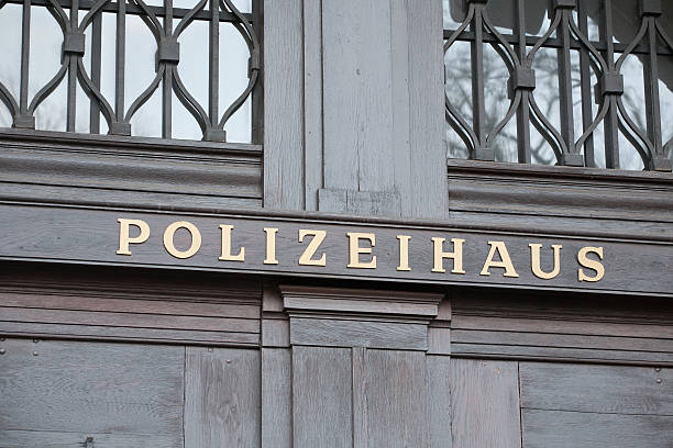 istock German police house signboard 501600731