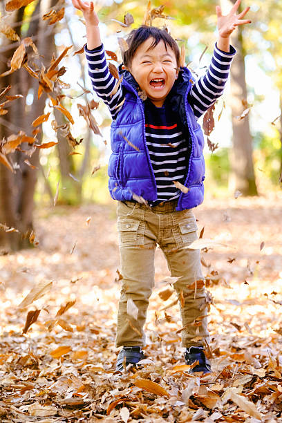 istock Japanese Boy Playing in a Tokyo Park 501600894