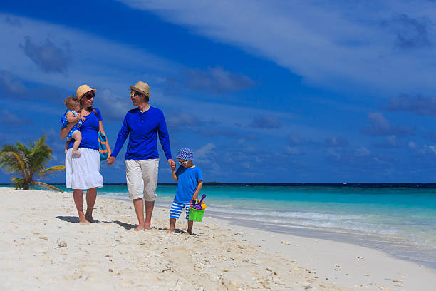 istock family with kids on tropical beach 501601105