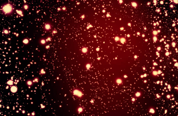istock Red Abstract Background with Glitter  Lights. Blurred Soft vinta 501604856