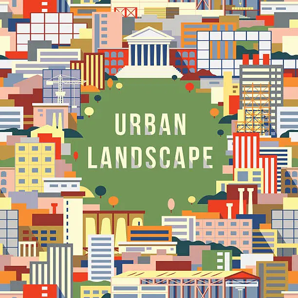 Vector illustration of Urban landscape